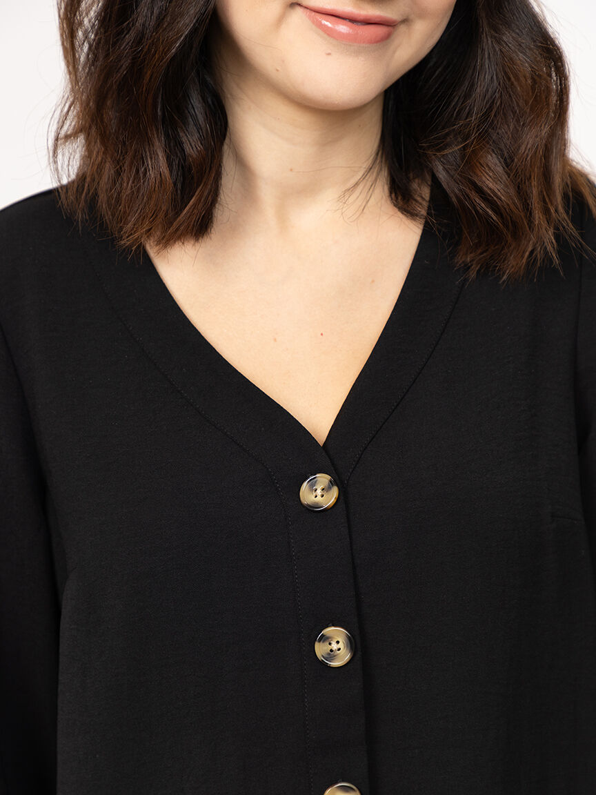 Women's Button Front Blouse